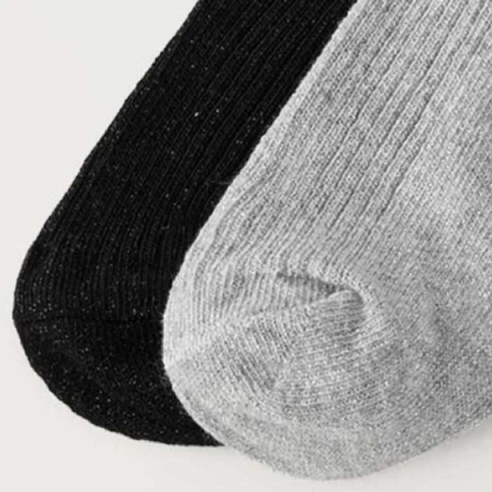 Zara kids, two pack of sparkly socks, 4-6 years